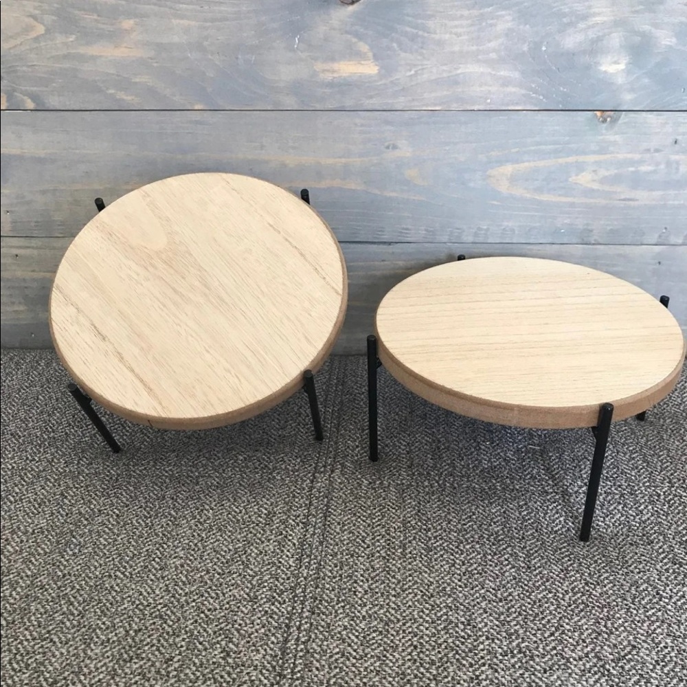 2 Decor Stands Wood Risers - Target Spring - Picture 2 of 10